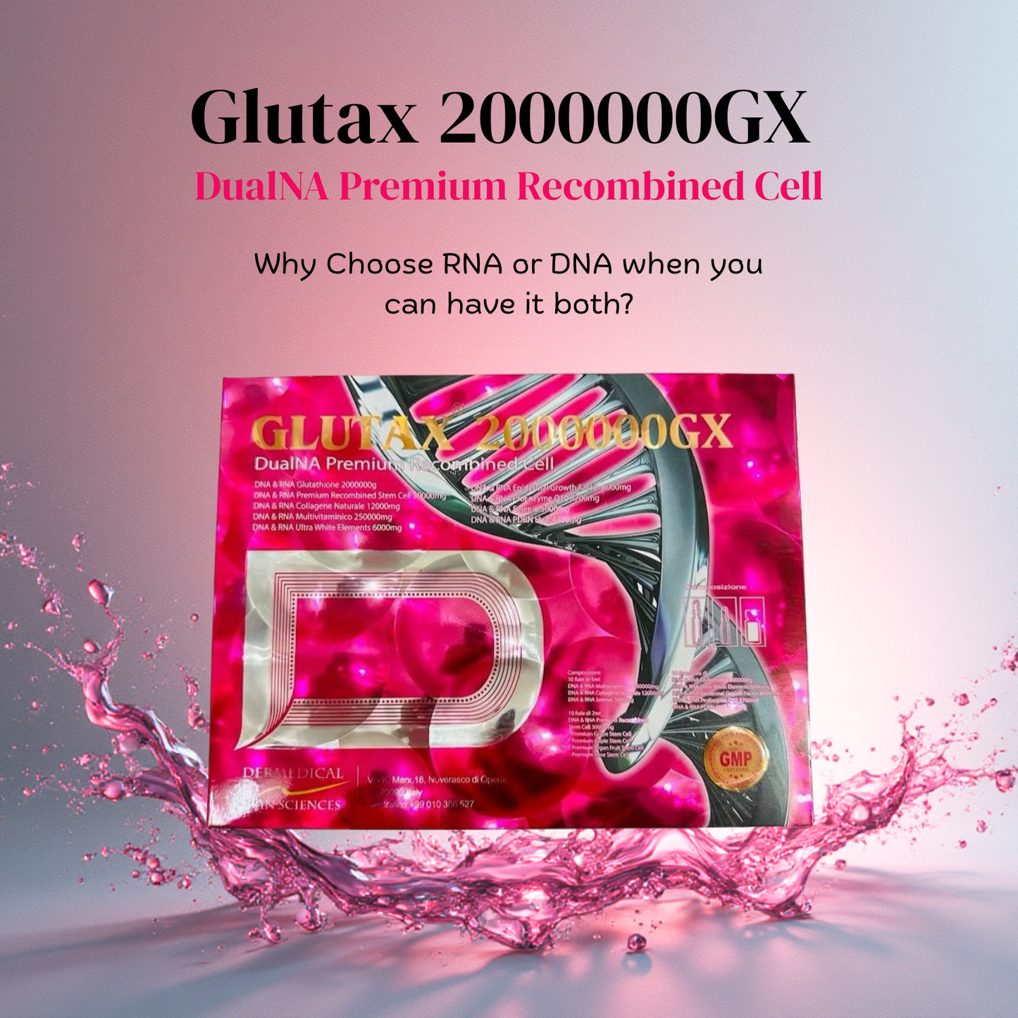 Glutax 2000000GX DualNA Premium Recombined Cell